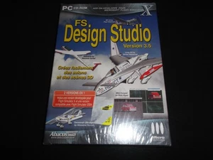PC : ADD-ON POUR MICROSOFT FLIGHT SIMULATOR X : FS DESIGN STUDIO NEUF / BLISTER - Foto 1 di 2