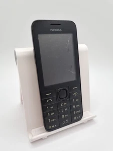 Nokia Corporation 207 schwarz EE 256MB Handy Tastentelefon gesprungen unvollständig - Bild 1 von 14