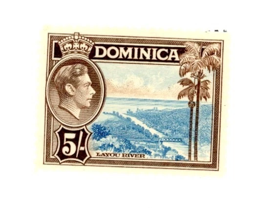 DOMINICA--Sello individual Scott #109 Foto 1 de 1