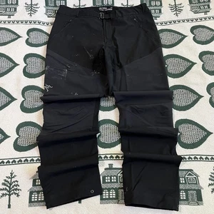 Arcteryx Belted Sigma FL Softshell Pants in Black Mens L Hiking Climbing Outdoor - Picture 1 of 10
