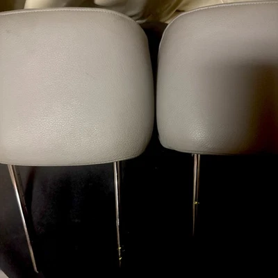 BMW E46 2001-2006 3X 5X usado par de reposacabezas delanteros juego de 2 reposacabezas OEM gris Foto 1 de 4