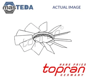 500 901 FAN WHEEL ENGINE COOLING TOPRAN NEW OE REPLACEMENT - Picture 1 of 5