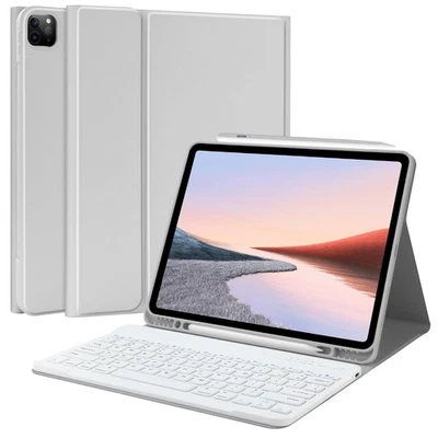 for iPad Air 13-inch (M3/M2, 2025/2024) & Pro 12.9 inch Case with Keyboard, K... - Image 1 of 4