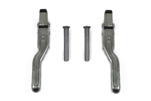 2 x Pendelverschluss gekröpft mit Zapfen verzinkt Vgl. 664N Kipperverschluss - Bild 1 von 3