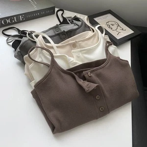 Funktionelles Damen Freizeit Tank Top süß geknöpft Weste für Reise und Freiz - Bild 1 von 23