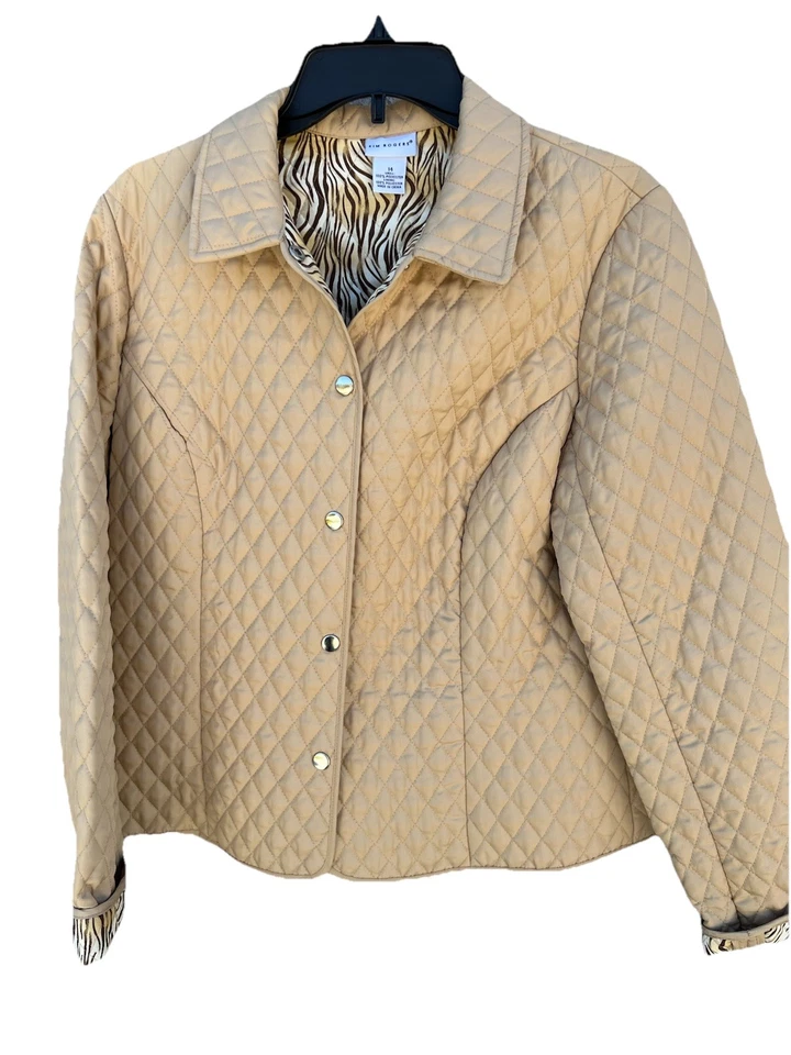 Chaqueta acolchada Kim Rogers color tostado talla 14 Foto 1 de 1