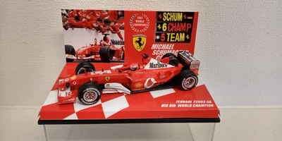 CHAMPION SERIES 1/43 HOTWHEELS FERRARI F2003-GA MICHAEL SCHUMACHER CHAMPION 2003 - Immagine 1 di 4