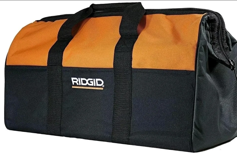 Brand New Ridgid 22"  X 10 " X 13 Large Heavy Duty  6 Pocket Tool Bag - Image 1 of 1