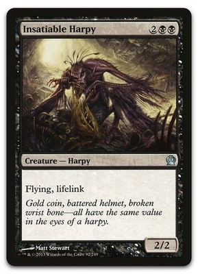 Insatiable Harpy #92 (NM) Theros THS Magic MTG - Image 1 of 2