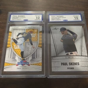 Paul Skenes 2 Card Lott Graded 10 Ccg Rookie Cards. - Picture 1 of 5