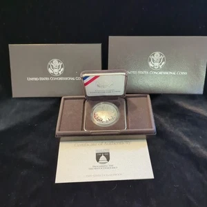 1989 US Congressional Bicentennial Commemorative Silver Dollar - Picture 1 of 4