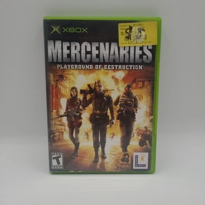 Mercenaries: Playground of Destruction (Microsoft Xbox, 2005) - CIB + Manual - Image 1 of 4