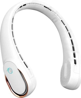 Neck Fan Portable Personal Fan Strong Wind, 5200mAh Air Volume 360° Cooling - Image 1 of 4