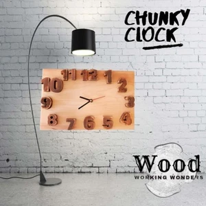 Chunky Clock - Picture 1 of 2