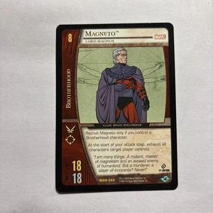 Magneto Vs System TCG Marvel Upperdeck Entertainment Card Non Foil - Picture 1 of 2