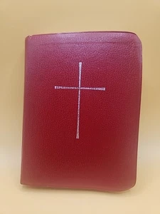 The Book Of Common Prayer 1979 Oxford University Press Softcover Red Leather - Photo 1/5