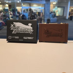 Ace Attorney Phoenix Wright Mini Briefcase Card Holder Capcom Loot Crate - Picture 1 of 5