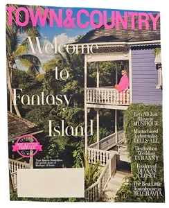Town & Country Magazine April 2025 Welcome to Fantasy Island State of Union Hair - Picture 1 of 7
