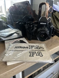 Nikon F4 Body mit MB 21 Batteriegriff, Objektiv und Handbuch sehr guter Zustand - Bild 1 von 8