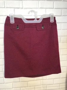 LOFT Petite minigonna fucsia e nera taglia 00P - Foto 1 di 7