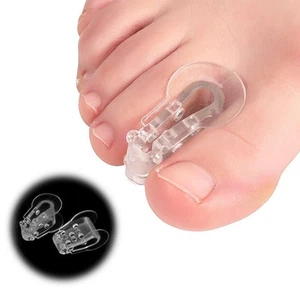 Practical Toe Splitter Kit Adhered Toe Seperator Set Thumb Transparent - Afbeelding 1 van 9