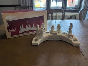 Hallmark Keepsake 2004 O’Come Emmanuel Advent Candle Holder Christmas Nativity - Picture 1 of 8
