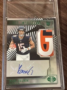 2024 Panini Illusions Primeras Impresiones Autografiado Memorabilia Roma Odunze 2/10 - Imagen 1 de 3
