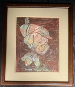 16”x13” WALT DISNEY PINOCCHIO STORYBOARD DISEGNO DISEGNO INCORNICIATO OPACO 1962 @ FS - Foto 1 di 6