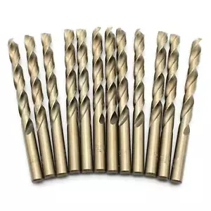 Temo 12 Stck. 11/32 Zoll Kobalt 135 Grad Jobber Bohrereinsatz 7 Zoll Länge - Bild 1 von 3