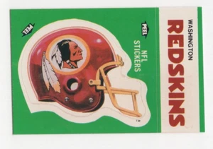 1986 FLEER TEAM ACTION STICKER WASHINGTON REDSKINS HELMET - Picture 1 of 2