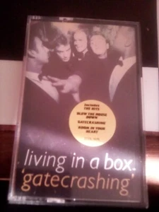 LIVING IN A BOX GATECRASHING cassette tape album A1106 - Picture 1 of 1