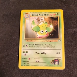 Pokémon TCG Erika's Weepinbell Gym Heroes 49/132 Regular Unlimited Uncommon - Picture 1 of 3