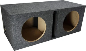 Car Audio Dual 10" Vented Subwoofer Stereo Sub Box Ported Enclosure 5/8" MDF - Picture 1 of 5