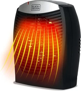 BLACK+DECKER Indoor Space Heater, Infrared Heater with E-Save Function, 1500W - Picture 1 of 12