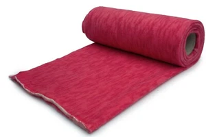 Pile maglia stampato,strisce sottili, Fucsia, 50 x 155 cm - Foto 1 di 4