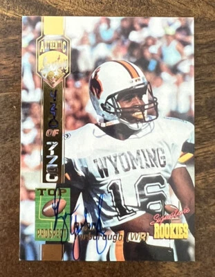 1994 Signature Rookies Autograph - Ryan Yarborough (#58)  Jets  /7750 - Image 1 of 2