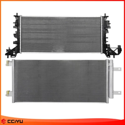 Assembly Radiator & AC Condenser For 2016-2019 Chevrolet Cruze 1.4L 1.6L L4 Foto 1 de 4