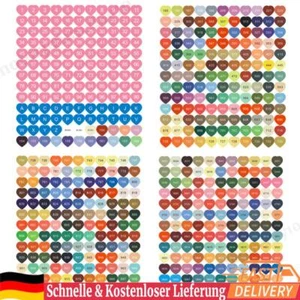 1 Satz farbige Zahlenetiketten mit Zahlen DMC 447 DMC Mehrfarben für Erwachsene - Bild 1 von 9