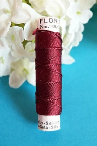 747bbis Superb Bobbin Silk Cord "Flora" Amaranth ZWICKY No. 454 - Picture 1 of 2
