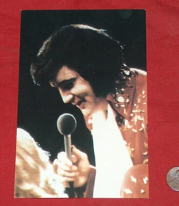 Elvis Presley Elvisly Yours Handsome Singing Elvis Photo Post Card Unused VG - Picture 1 of 2
