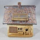 Windy Meadows Pottery  House 1987 Post Office Miniature Decorative Cottage