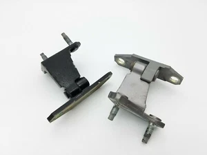 ⭐⭐ OEM NISSAN INFINITI SEDAN REAR RIGHT PASSENGER UPPER DOOR HINGES PAIR BLACK - Picture 1 of 5
