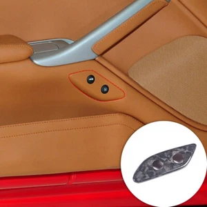 Forged Grain Car Fuel Tank Switch Button Cover For Ferrari F12 Berlinetta 13-17 - Picture 1 of 8