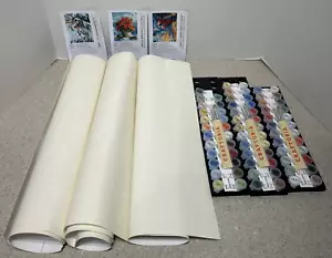 Set of 3 Craftoria Paint By Number Canvas Painting Kit - 24 Color 15.75" x19.7" - Picture 1 of 11