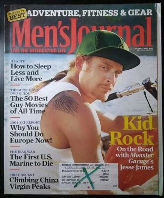 Men's Journal: Kid Rock (Dec. 2003) The Year's Best/50 Best Guy Movies All Time - Image 1 of 2
