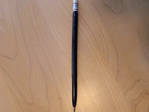 Bolígrafo vintage Black Eagle Stick Erasall Repro con borrador, EE. UU. Tinta seca por edad.  - Imagen 1 de 12