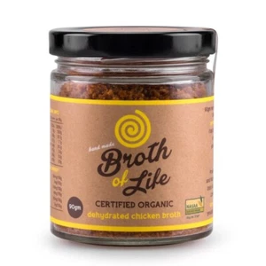 New Broth of Life Dehydrated Chicken Bone Broth 90g Certified Organic - Picture 1 of 1
