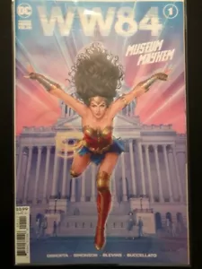 Cravatta DC Wonder Woman 1984 #1 copertina un film prequel nuova come nuova hot key CGC pronta - Foto 1 di 5