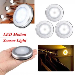 UK 6 LED Night Light PIR Motion Sensor Energy Saving Wireless Smart Lamp Safety. - Picture 1 of 11