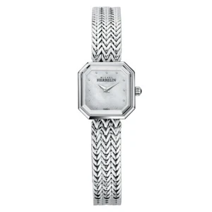Herbelin Octagon 17436B19 Womens Stainless White Analog Dial Swiss-Made Watch - Picture 1 of 5
